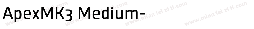 ApexMK3 Medium字体转换